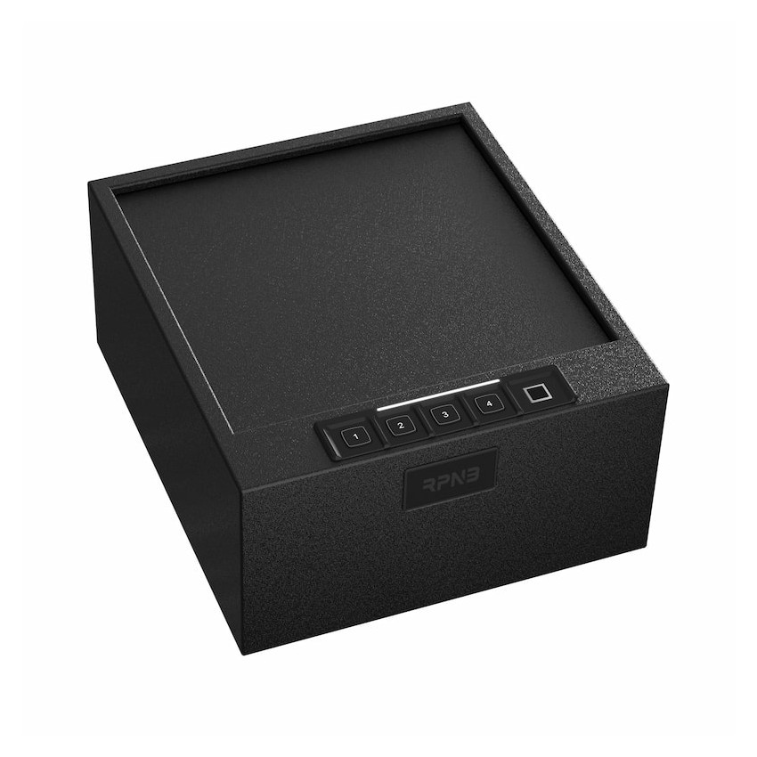 Drawer Safe with Biometric Fingerprint Lock, Top Opening Gun Safe-RPNB RP2004