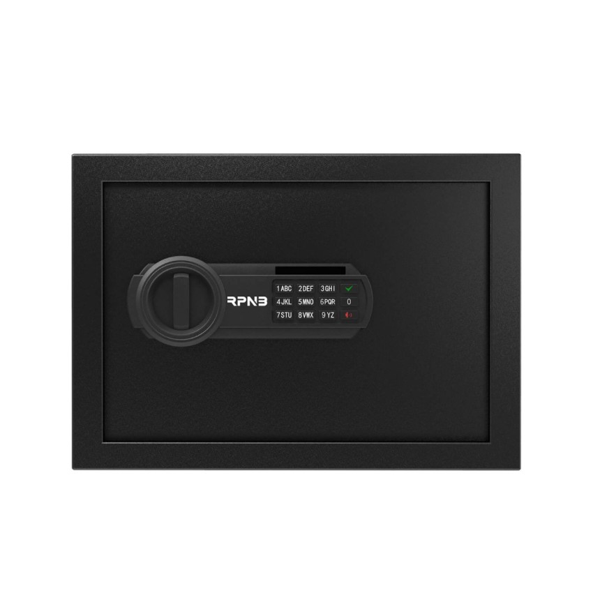 Compact Security Safe With Combination Lock, Personal Steel Safe Box, 0.5 Cubic Feet, RPNB-RP25ESA