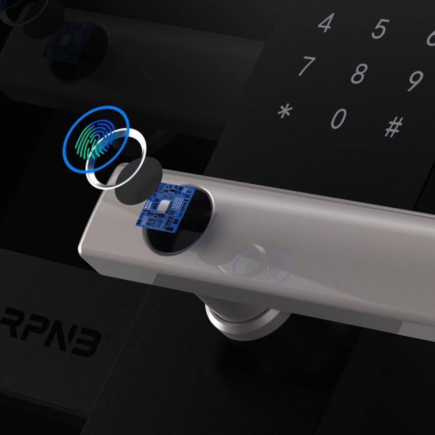 Fingerprint Home Safe With LED Light Internal, Luxury Closet Safe, 1.6 Cubic Feet, RPNB RPHS45