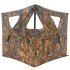 RPNB Hunting Blind, Two-Panel Easy Setup Ground Hunting Blinds, One-Way See-Through Dual Hub Stakeout Hunting Screen