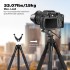 RPNB Shooting Tripod with 360°V Yoke Rest, Shooting Sticks with Bubble Level,Button Compass for Hunting, Black