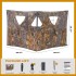 RPNB Hunting Blind, Two-Panel Easy Setup Ground Hunting Blinds, One-Way See-Through Dual Hub Stakeout Hunting Screen
